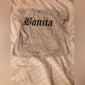 Girls small “Bonita” shirt
